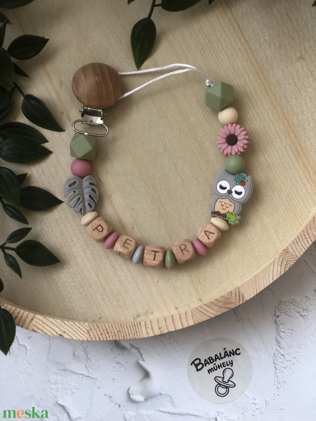 Cumilánc bagoly - baba - mama - baba játékok - cumilánc - Meska.hu