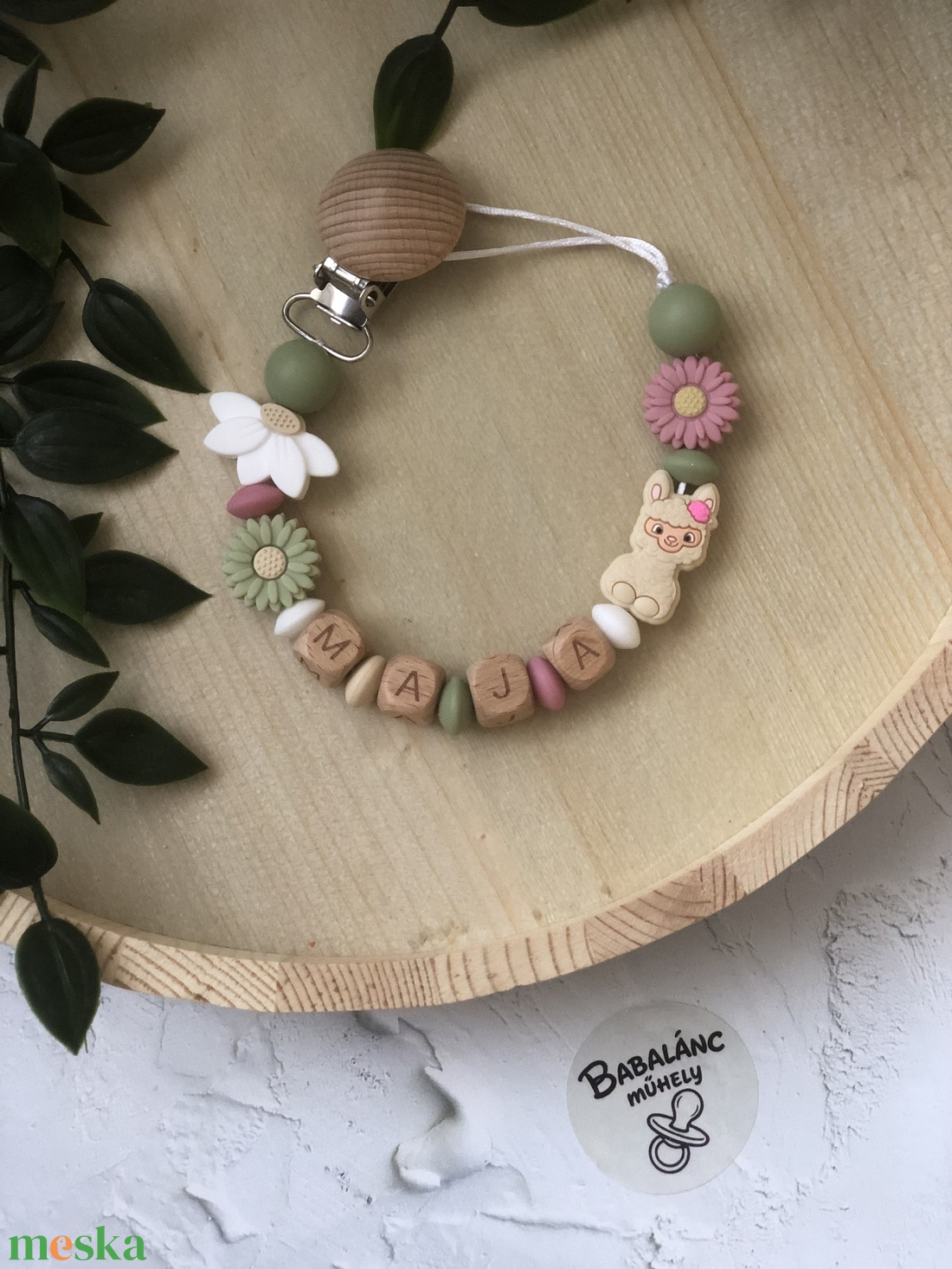 Cumilánc bárány - baba - mama - baba játékok - cumilánc - Meska.hu