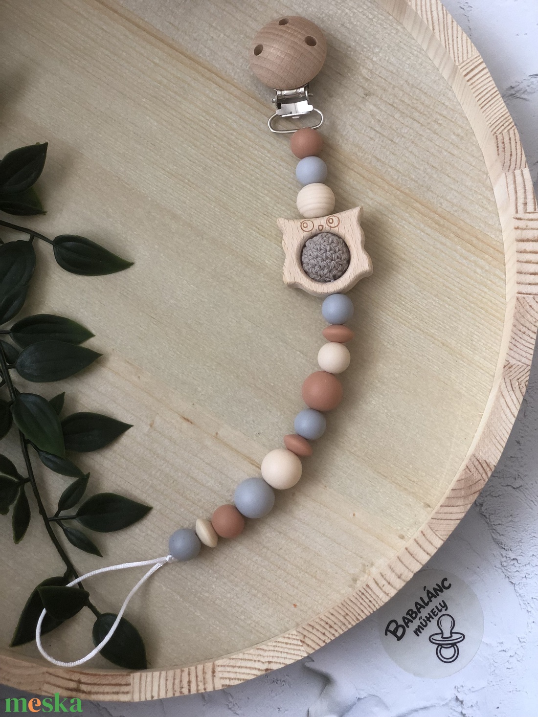 Cumilánc bagoly - baba - mama - baba játékok - cumilánc - Meska.hu