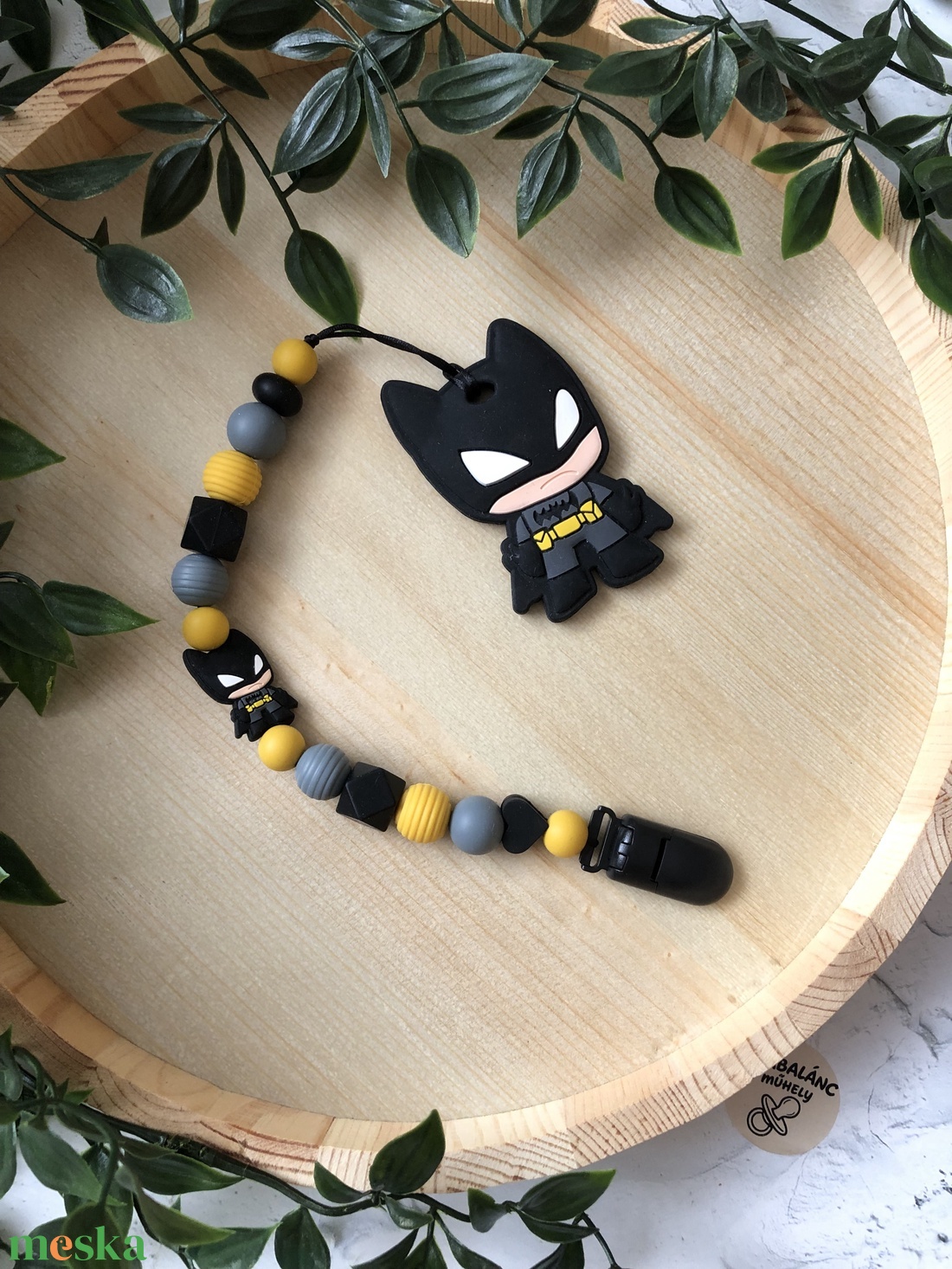 Rágcsalánc Batman - baba - mama - baba játékok - cumilánc - Meska.hu