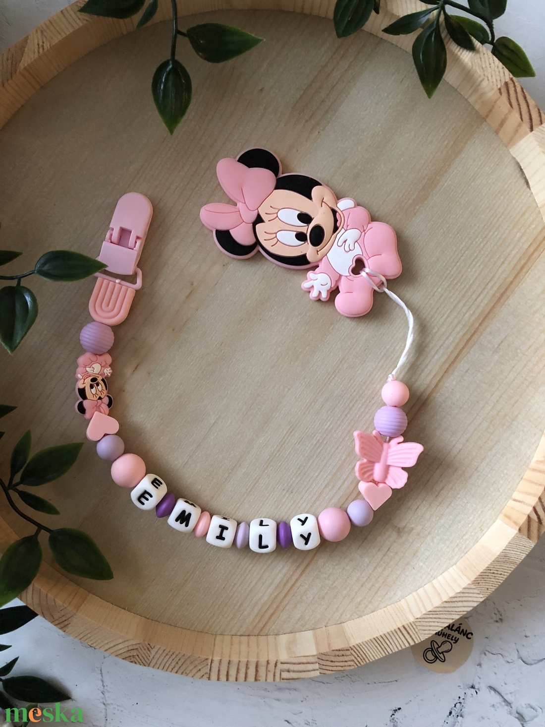 Rágcsalánc Minnie egeres - baba - mama - baba játékok - cumilánc - Meska.hu