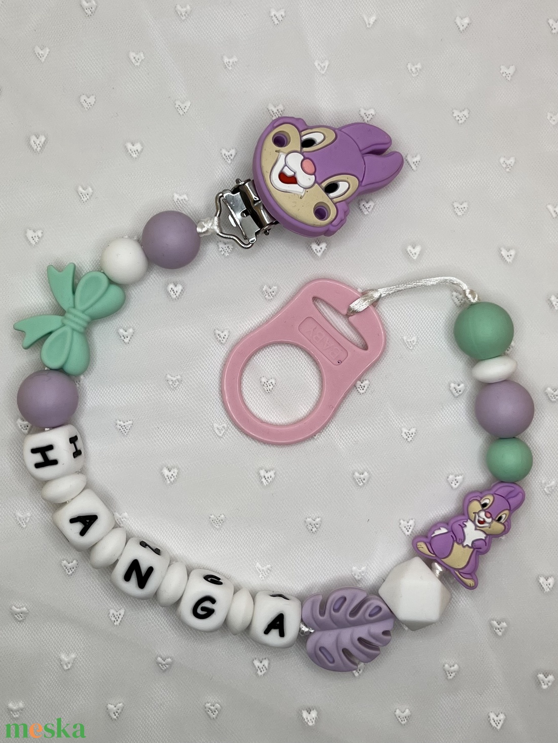 Mesefigurás cumilánc névre szóló  - diy (csináld magad) - egységcsomag - Meska.hu