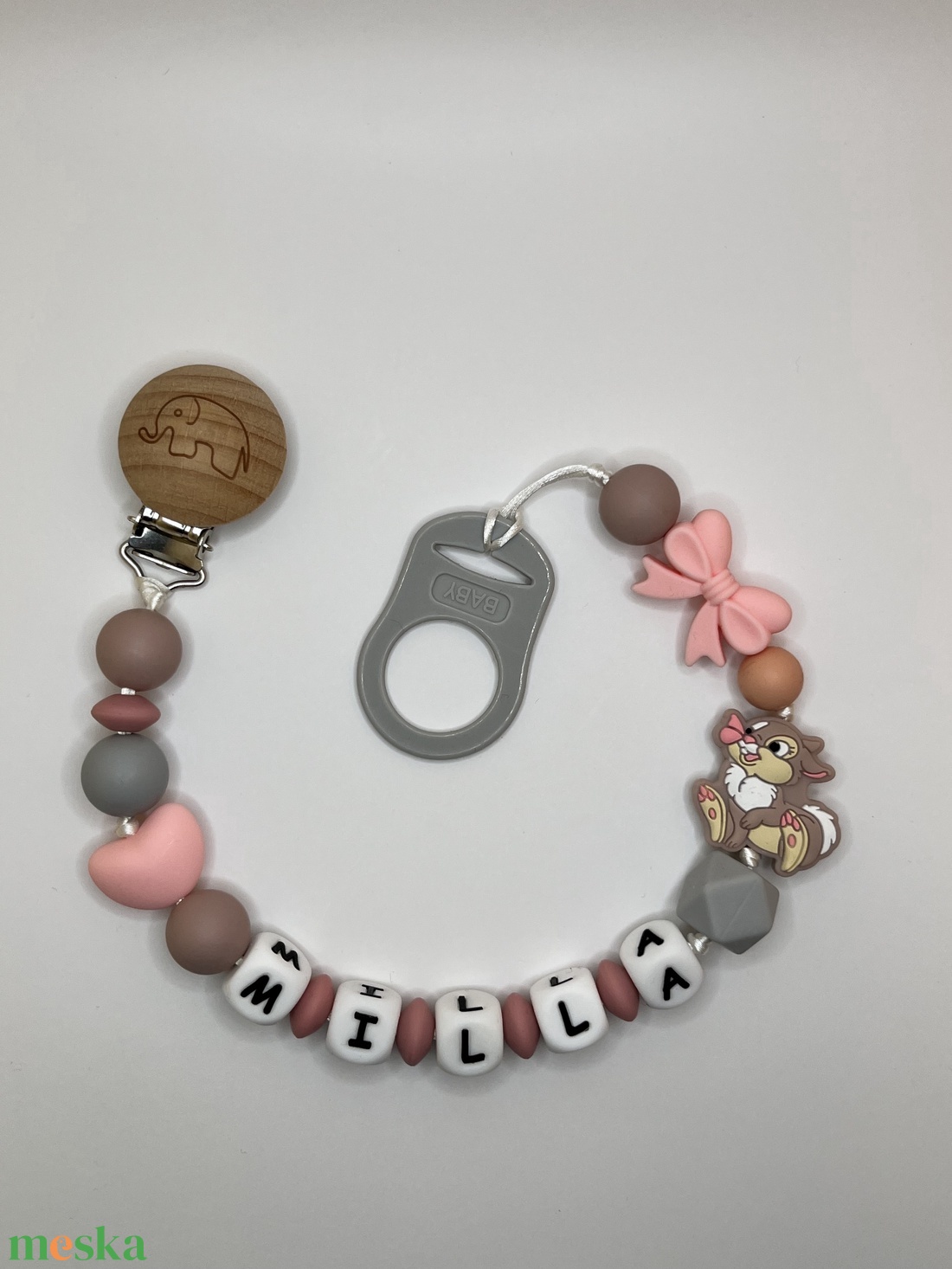 Mesefigurás cumilánc névre szóló  - diy (csináld magad) - egységcsomag - Meska.hu