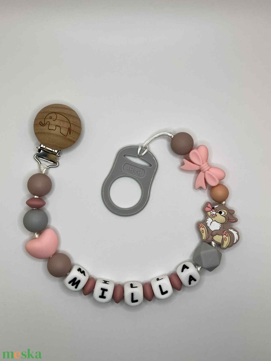 Mesefigurás cumilánc névvel - játék & sport - babalátogató ajándékcsomag - Meska.hu