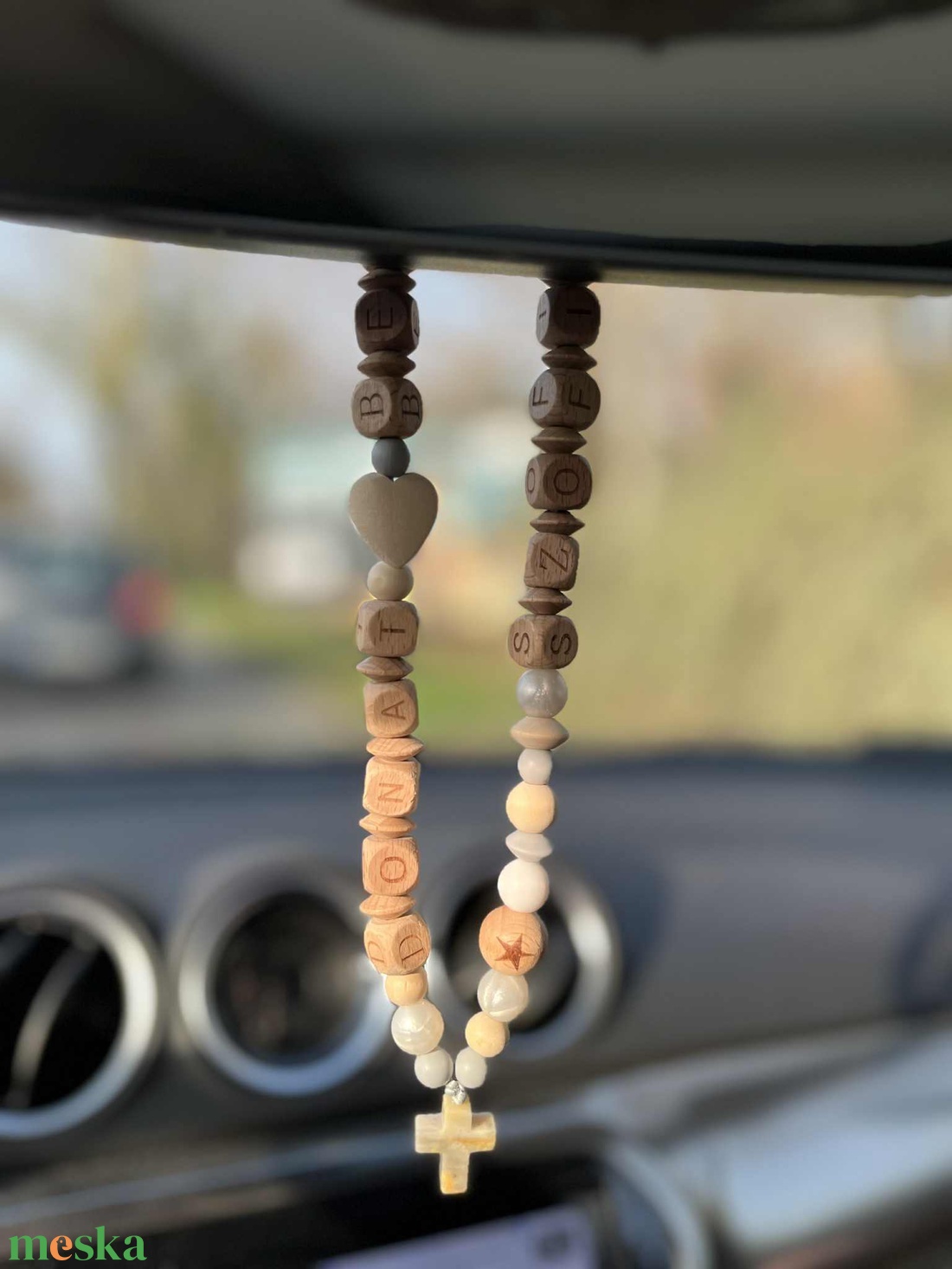 Fagyöngyös Rózsafüzér névvel - játék & sport - babalátogató ajándékcsomag - Meska.hu