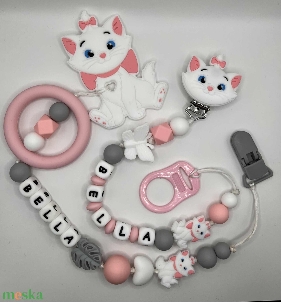 Mesefigurás Rágcsalánc két darabos szett - játék & sport - babalátogató ajándékcsomag - Meska.hu