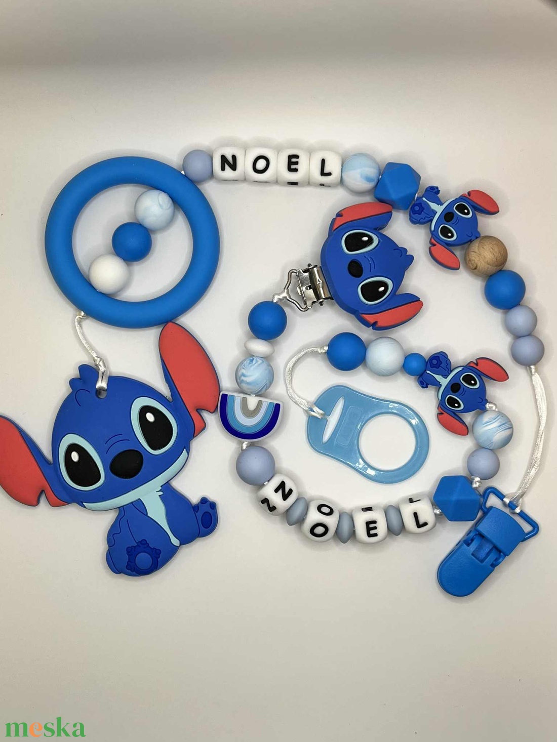 Mesefigurás Rágcsalánc két darabos szett - játék & sport - babalátogató ajándékcsomag - Meska.hu