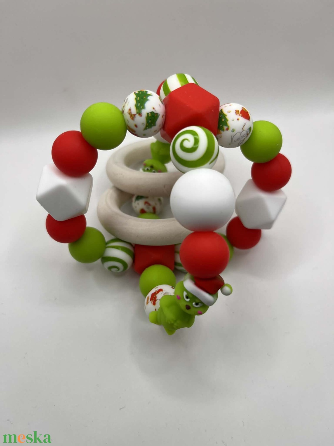 Karácsonyi mesefigurás cumilánc szett - karácsony - mikulás - mikulás ajándékok - Meska.hu