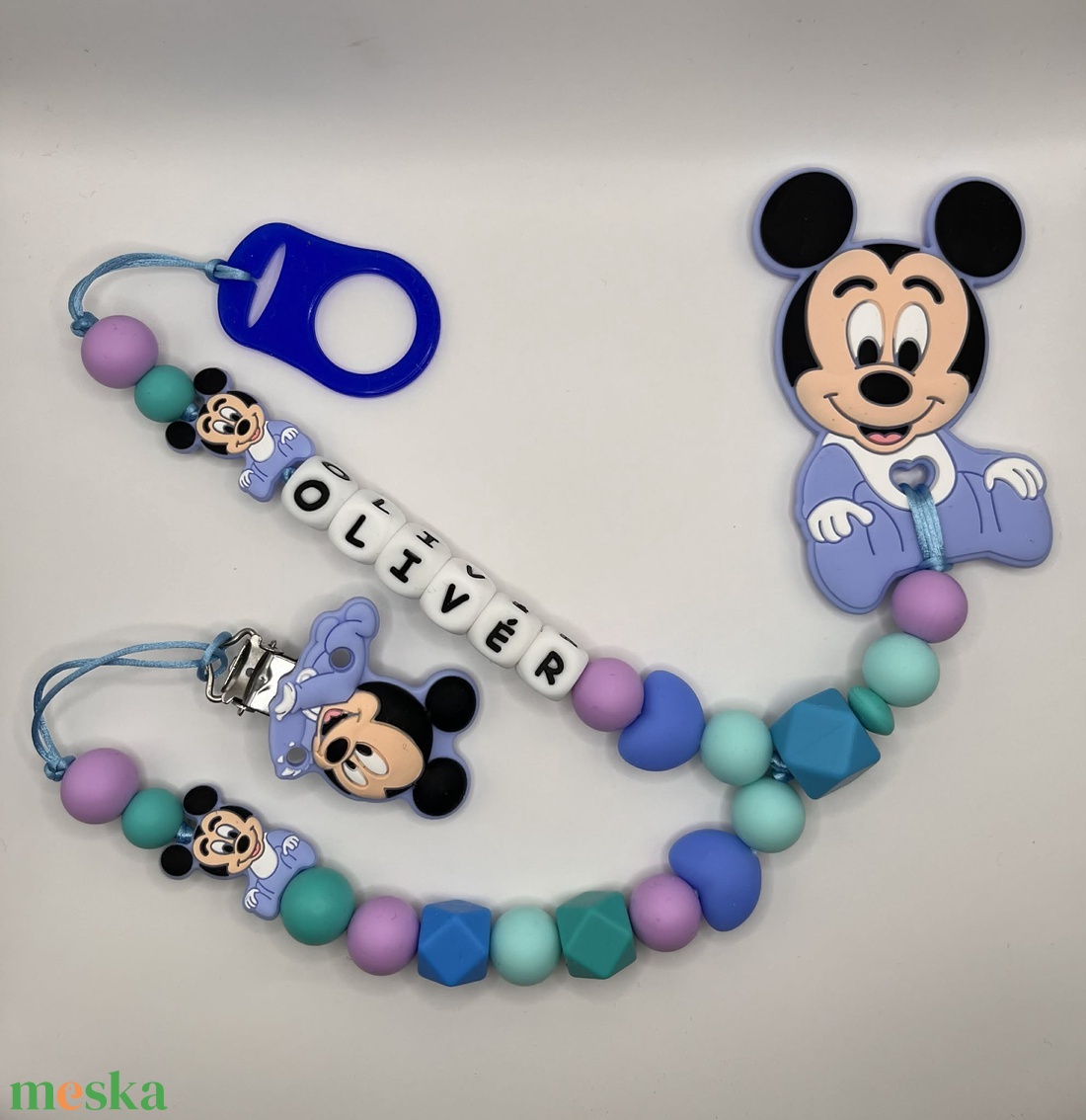 Mesefigurás két ágú osztott lánc -  - Meska.hu