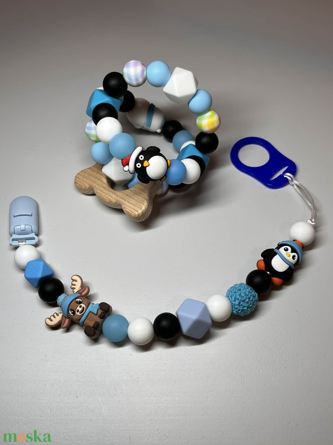 Karácsonyi pingvin és barátai szett - játék & sport - babalátogató ajándékcsomag - Meska.hu