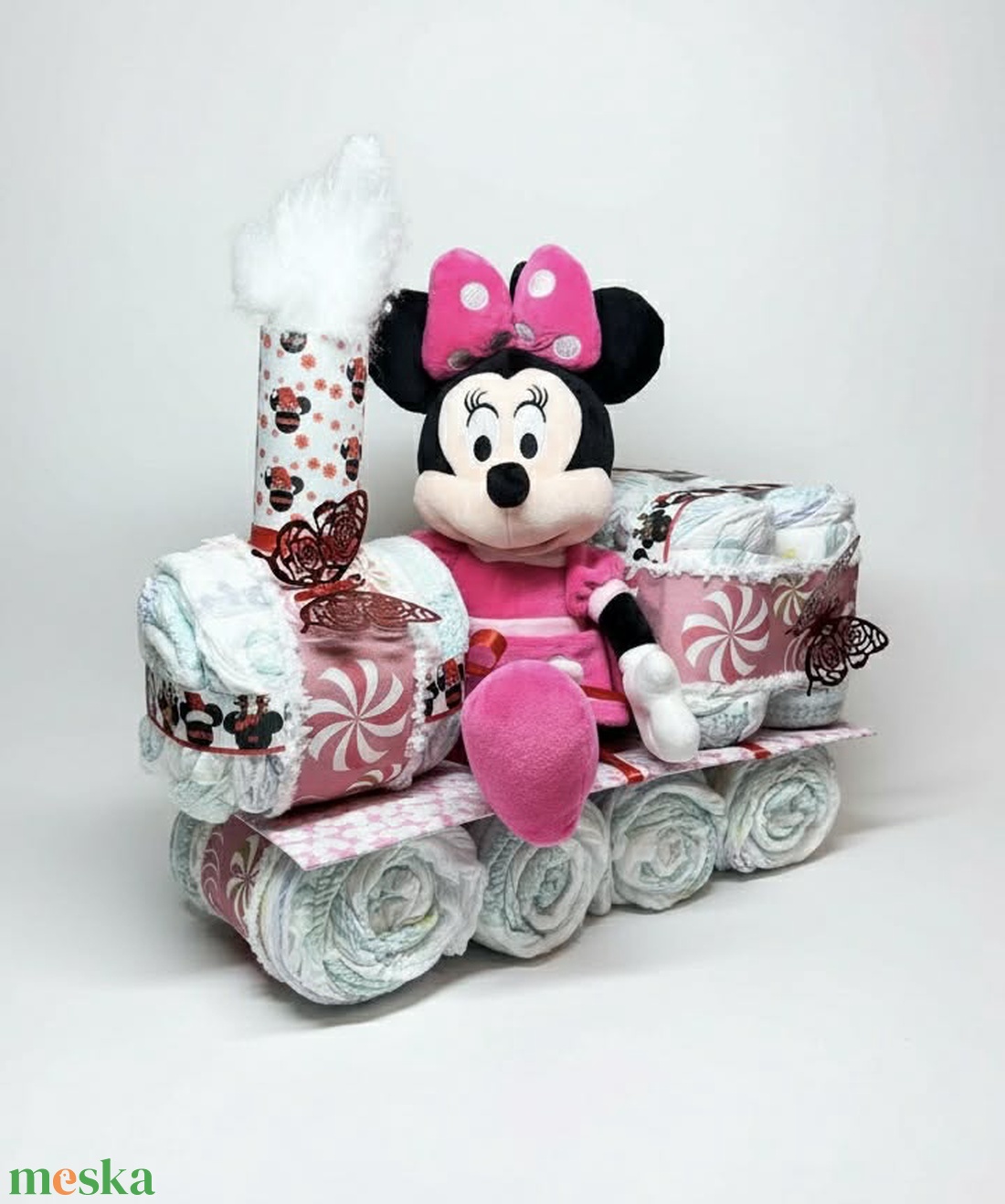 Karácsonyi Mesevonat Pelenkatorta - játék & sport - babalátogató ajándékcsomag - Meska.hu