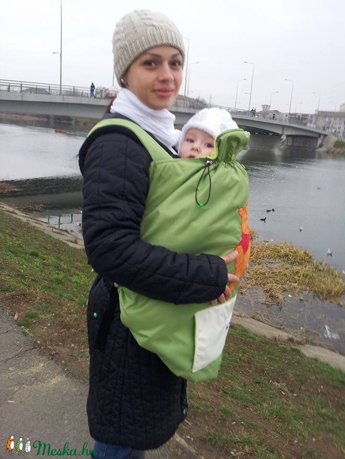 Micimackós hordozó takaró, télire, hurci takaró, egyedi mintákkal és színekben -  - Meska.hu