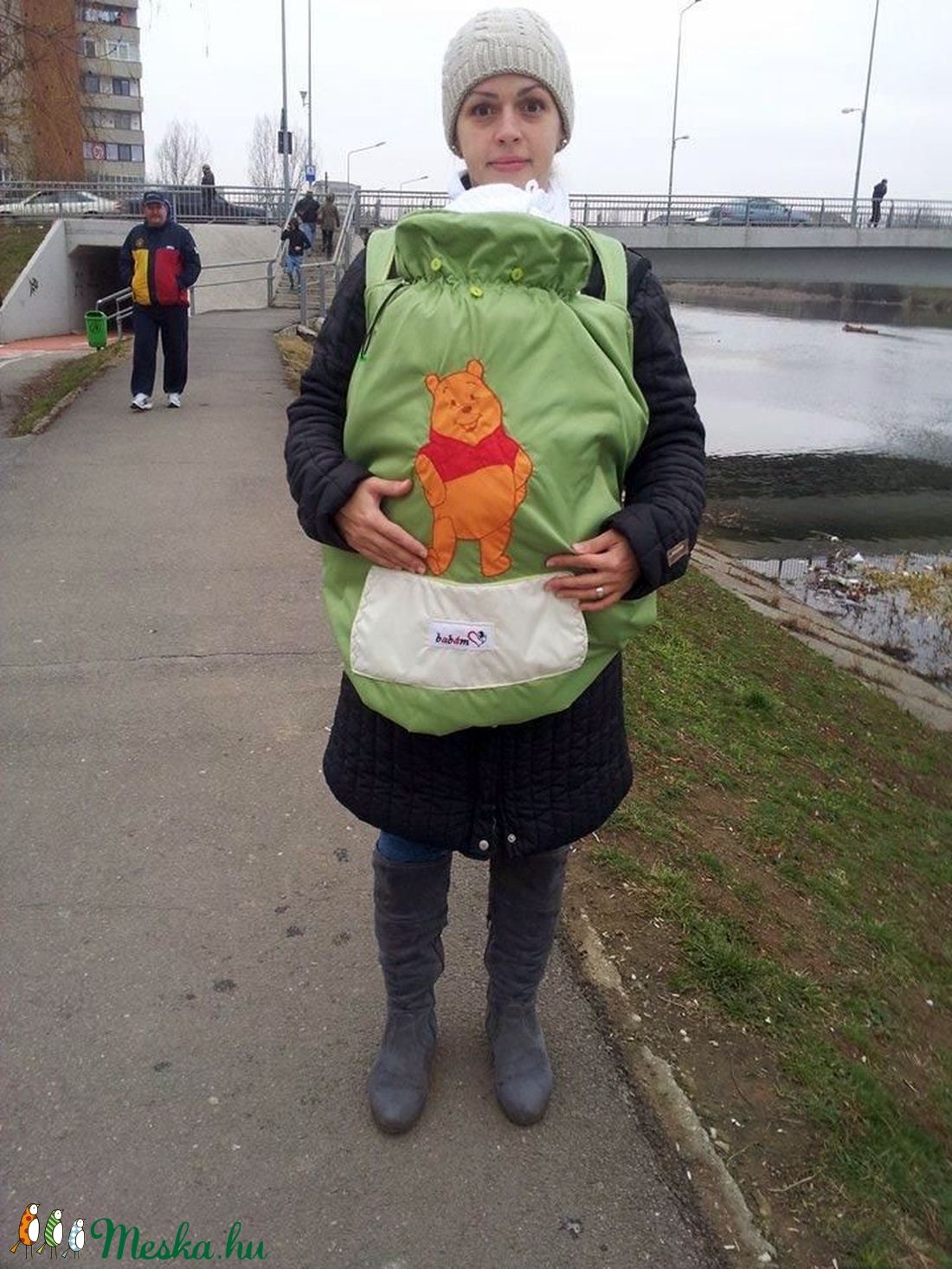 Micimackós hordozó takaró, télire, hurci takaró, egyedi mintákkal és színekben -  - Meska.hu