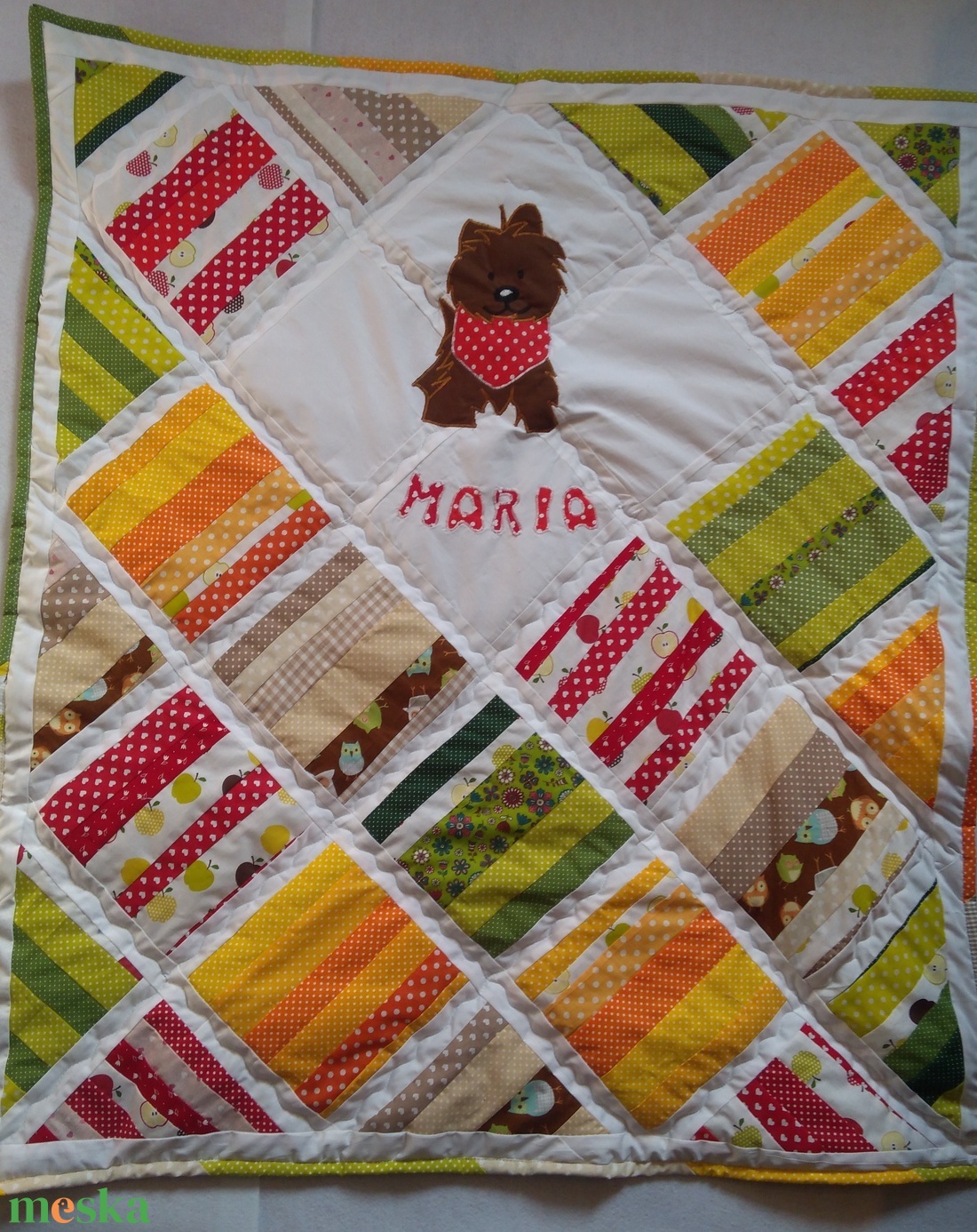 Babatakaró névvel és kedvenc kutyussal; Patchwork takaró; Babaszoba, ahogy szeretnéd - otthon & életmód - babaszoba, gyerekszoba - babatakaró, gyerek pléd - Meska.hu Babatakaró névvel és kedvenc kutyussal; Patchwork takaró; Babaszoba, ahogy szeretnéd - otthon & életmód - babaszoba, gyerekszoba - babatakaró, gyerek pléd - Meska.hu