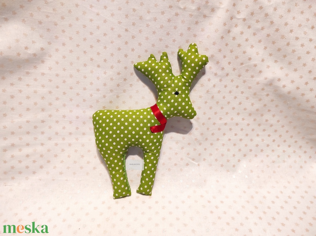 Karácsonyi szarvas - karácsony - karácsonyi lakásdekoráció - karácsonyi manók, figurák - Meska.hu
