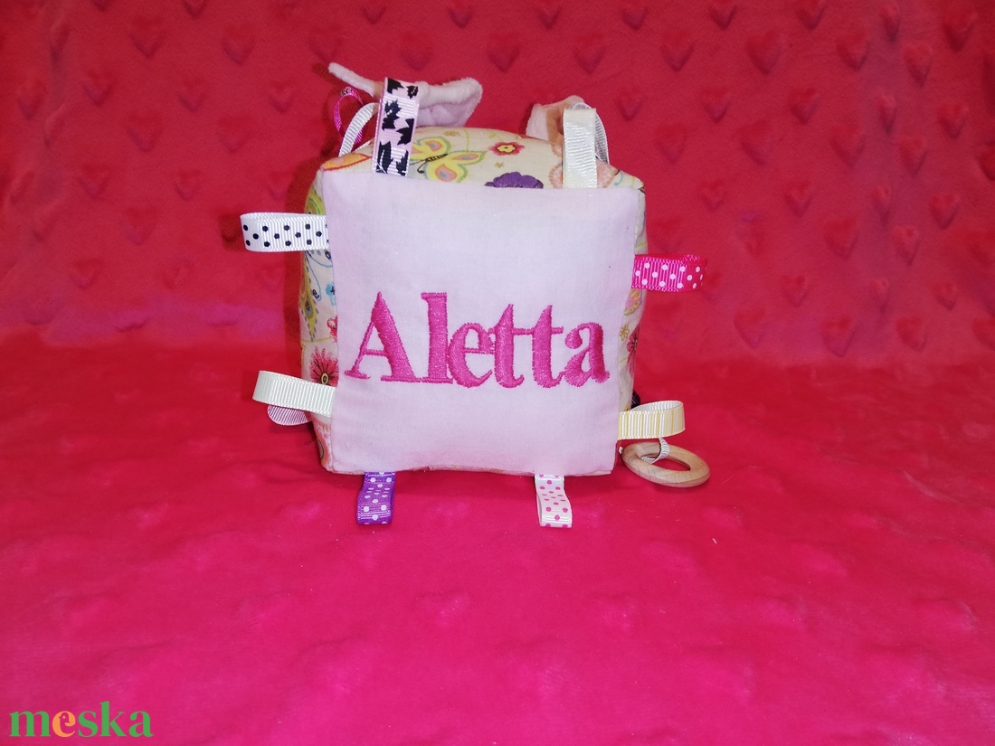 Húsvéti címkekocka - játék & sport - 3 éves kor alattiaknak - babakocka - Meska.hu