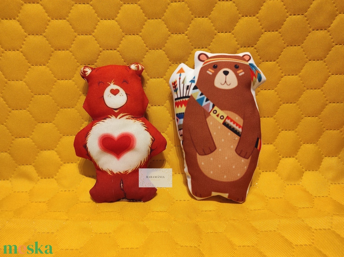 Macis mini formapárna - játék & sport - plüssállat & játékfigura - maci - Meska.hu