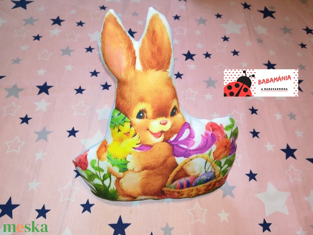 Nyuszis formapárna - játék & sport - plüssállat & játékfigura - nyuszi - Meska.hu