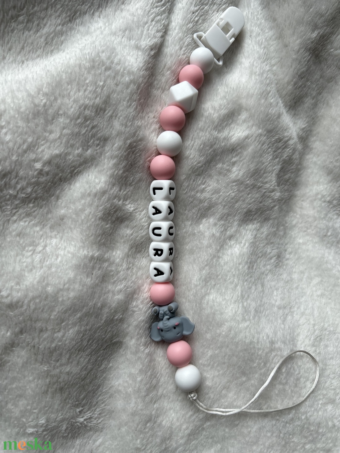 ��Elefántos cumilánc�� - baba - mama - baba játékok - cumilánc - Meska.hu