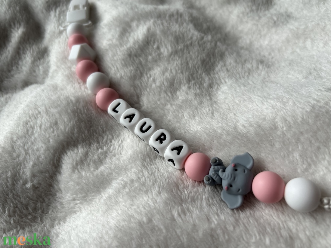 ��Elefántos cumilánc�� - baba - mama - baba játékok - cumilánc - Meska.hu