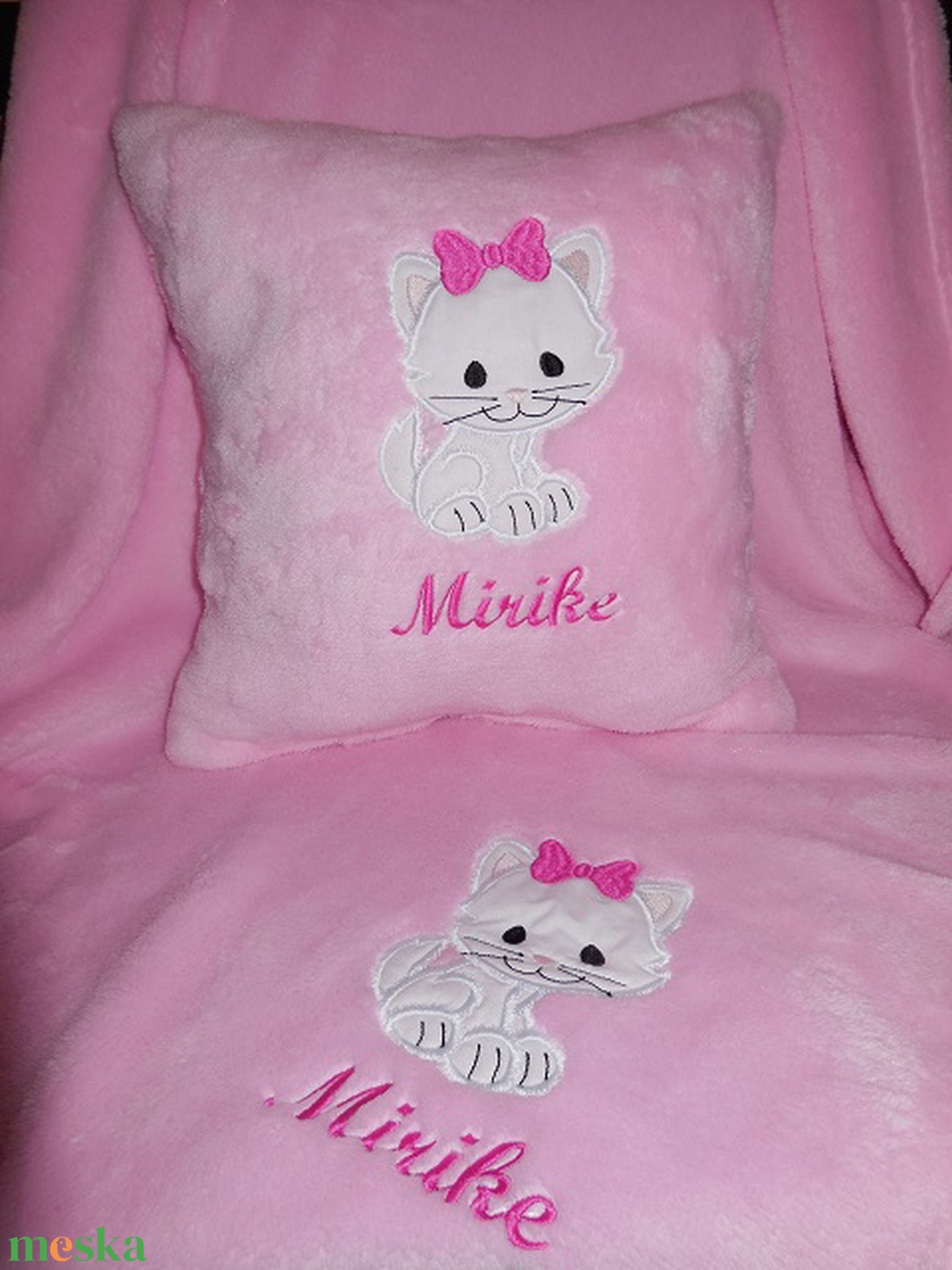 Soft babapléd, babatakaró egyedi, névvel és mintával hímezve - otthon & életmód - babaszoba, gyerekszoba - babatakaró, gyerek pléd - Meska.hu