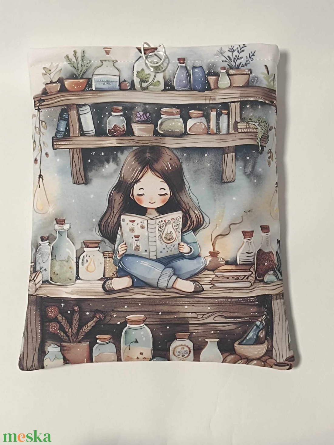 Lányka mintás egyedi könyvtok  - könyv & zene - könyvtok - Meska.hu