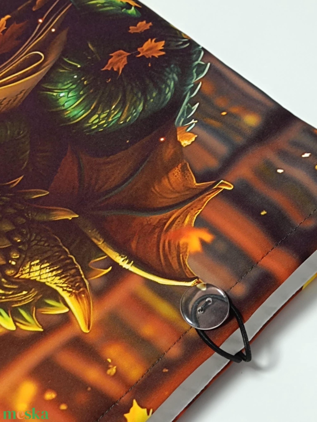 Sárkány mintás egyedi könyvtok  - könyv & zene - könyvtok - Meska.hu