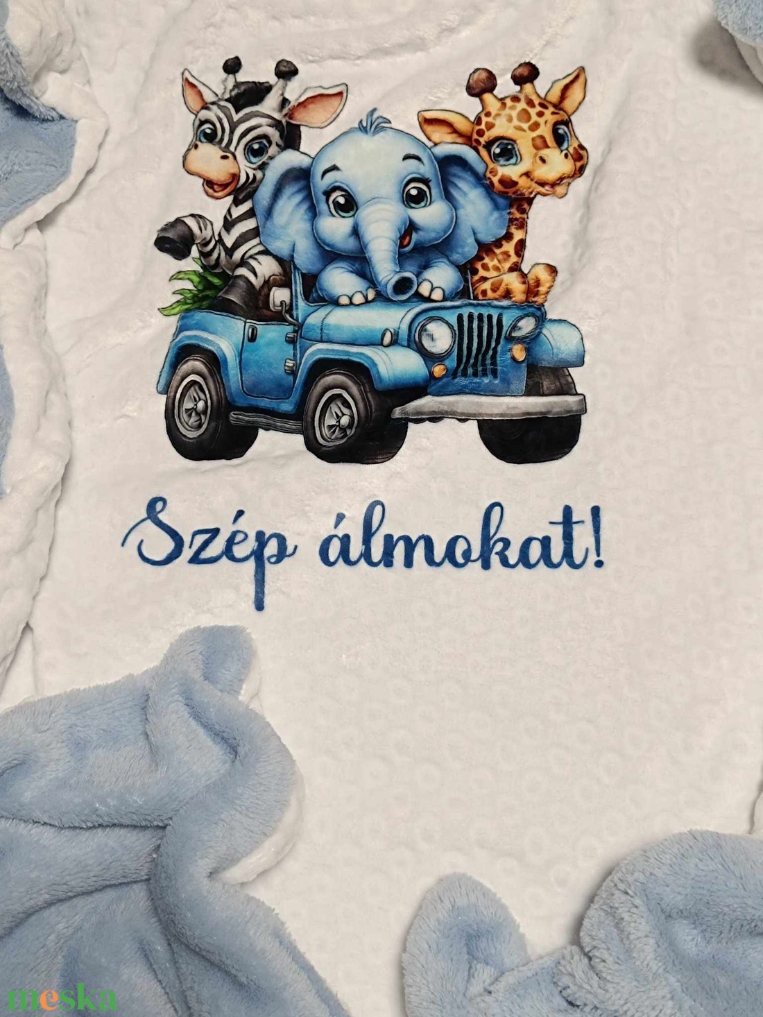Nyomott mintás 2 rétegű soft babapléd, babatakaró egyedi névvel és mintával  - otthon & életmód - babaszoba, gyerekszoba - babatakaró, gyerek pléd - Meska.hu