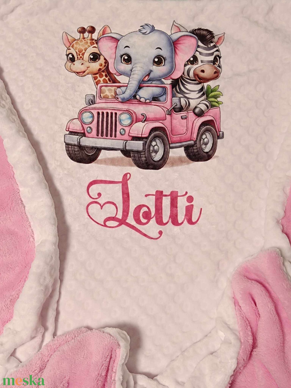 Nyomott mintás 2 rétegű soft babapléd, babatakaró egyedi névvel és mintával  - otthon & életmód - babaszoba, gyerekszoba - babatakaró, gyerek pléd - Meska.hu