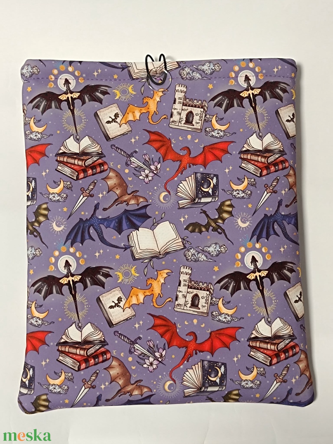 Negyedik szárny mintás egyedi könyvtok  - könyv & zene - könyvtok - Meska.hu