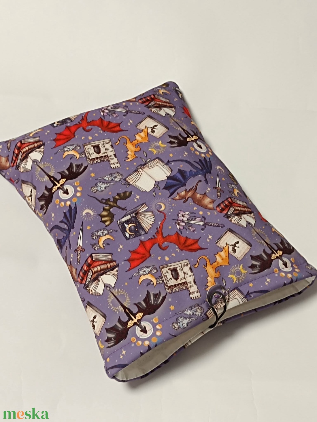 Negyedik szárny mintás egyedi könyvtok  - könyv & zene - könyvtok - Meska.hu