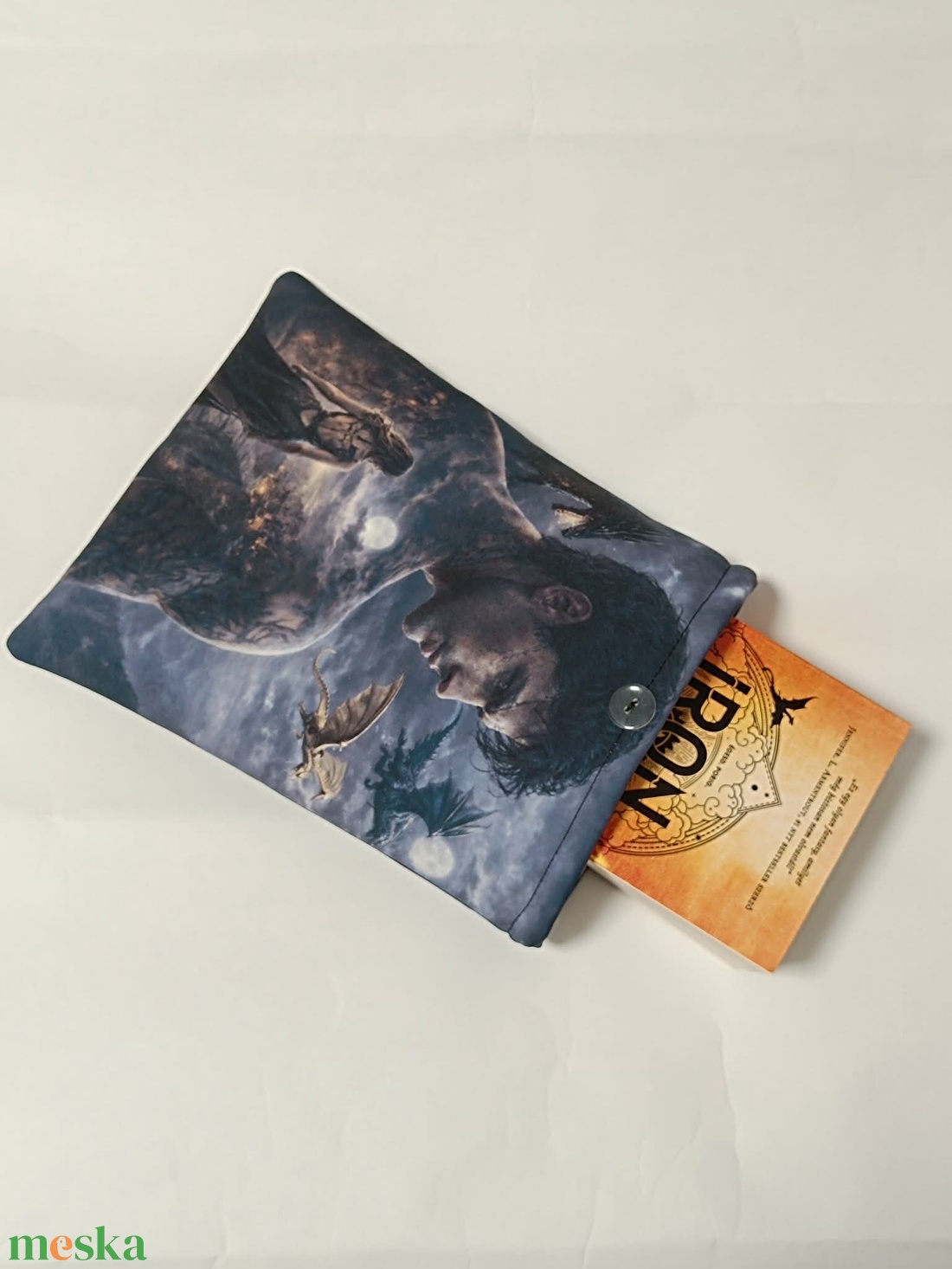 Negyedik szárny mintás egyedi könyvtok  - könyv & zene - könyvtok - Meska.hu