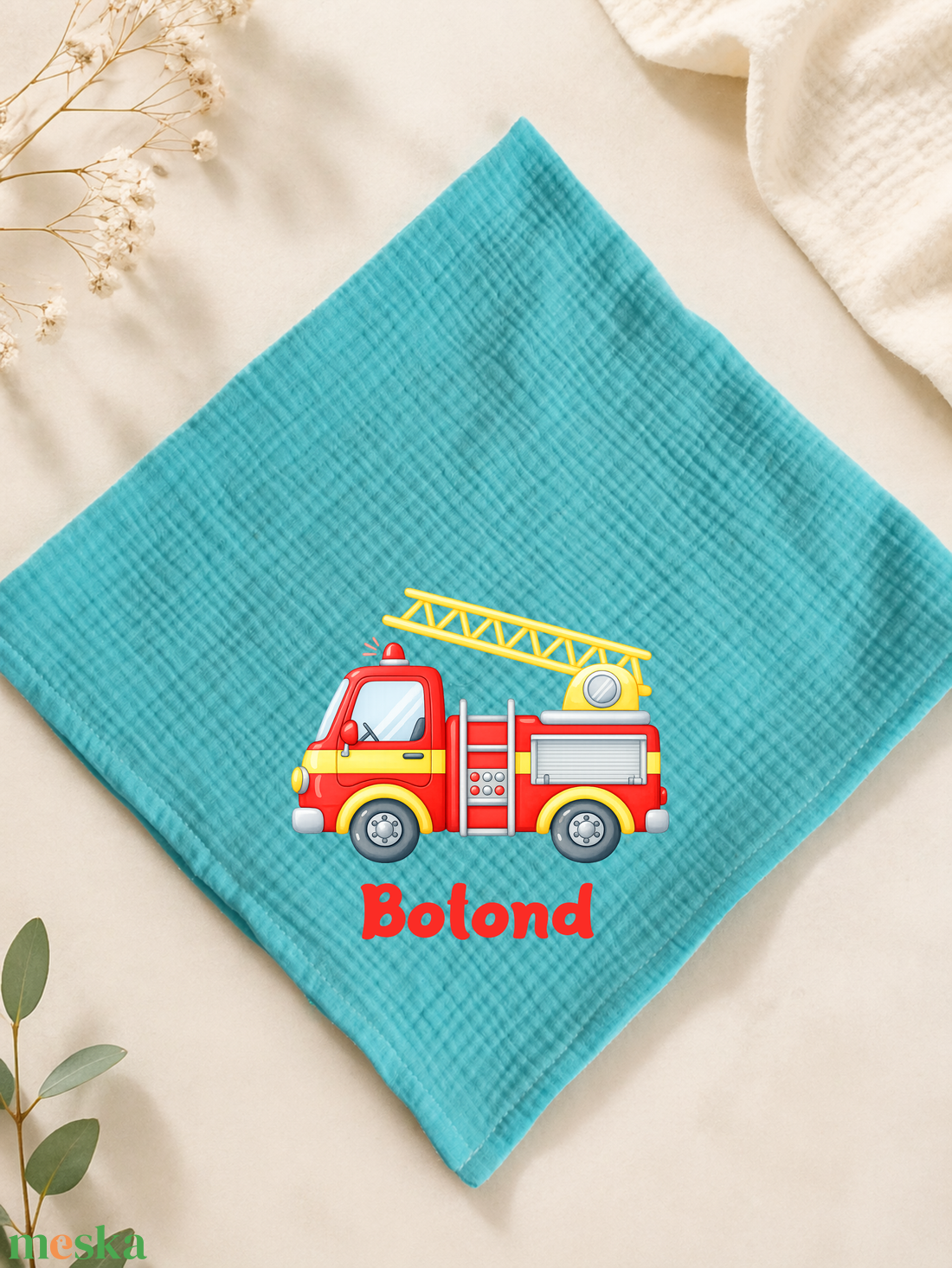 Duplagéz textil pelenka névvel mintával több színben - baba - mama - pelenkázó, babafürdető kellékek - pelenka - Meska.hu