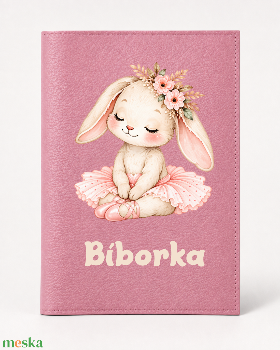 Textilbőr egészségügyi kiskönyv borító névvel - baba - mama - babaemlékek - egészségügyi kiskönyv borító - Meska.hu