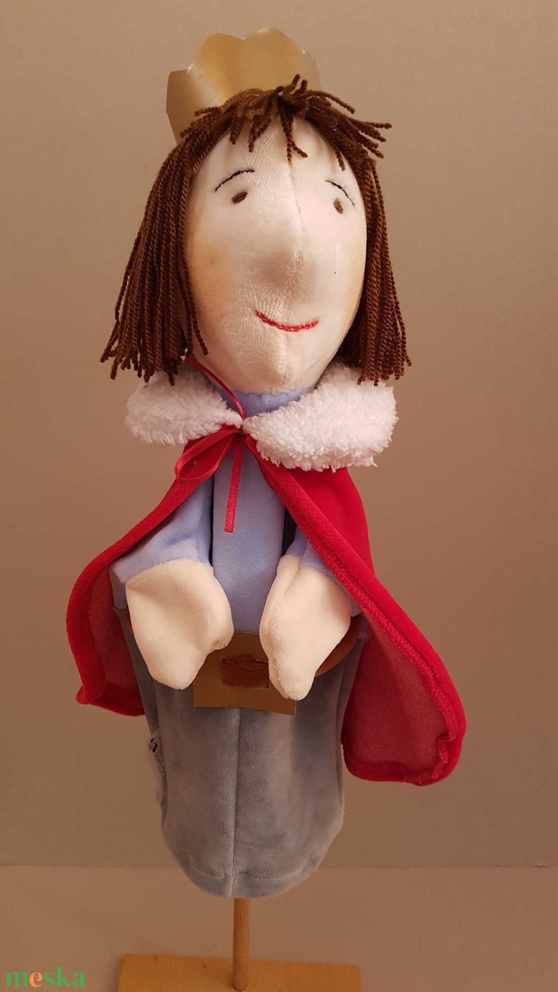 Királyfi kézbáb - játék & sport - bábok - kesztyűbáb - Meska.hu