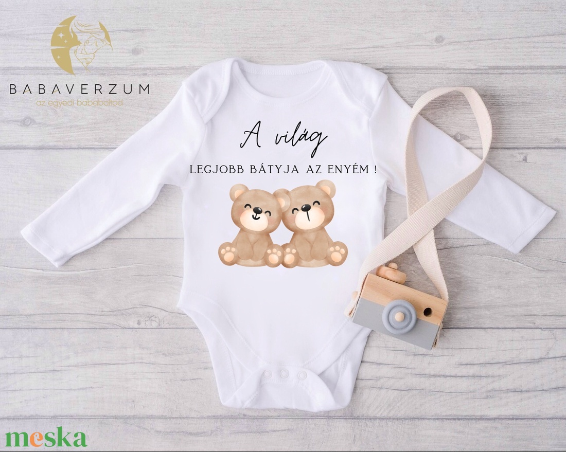 A világ legjobb bátyja! Feliratos body. - ruha & divat - gyerekruha - Meska.hu
