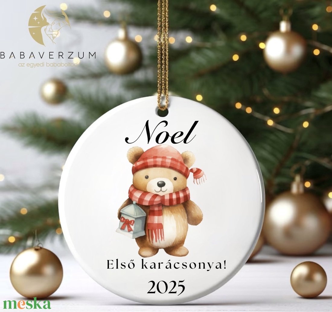 Névre szóló, első karácsonyos dísz, maci mintával - karácsony - karácsonyi lakásdekoráció - karácsonyfadíszek - Meska.hu Névre szóló, első karácsonyos dísz, maci mintával - karácsony - karácsonyi lakásdekoráció - karácsonyfadíszek - Meska.hu