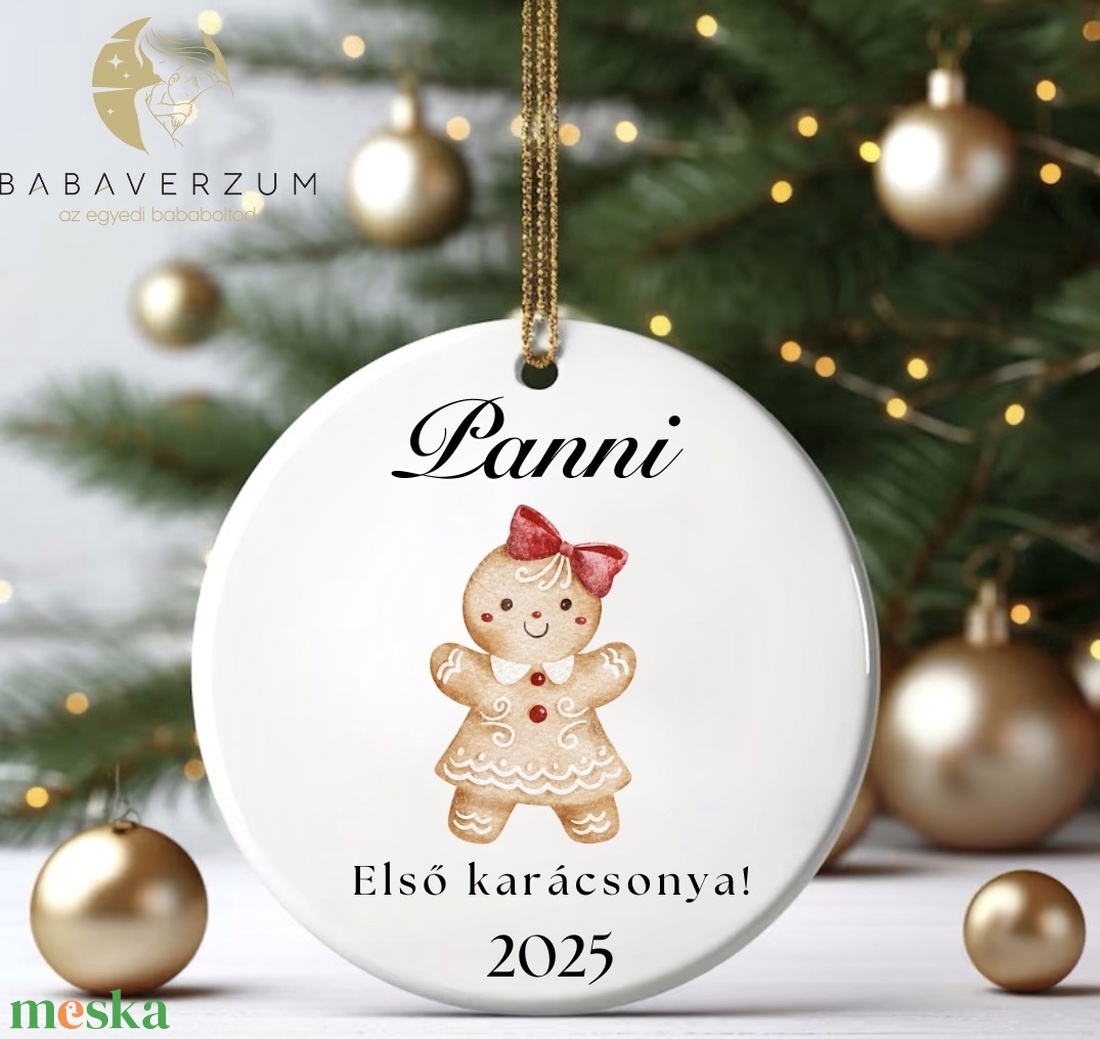 Névre szóló, első karácsonyos dísz, mézeskalács mintával - karácsony - karácsonyi lakásdekoráció - karácsonyfadíszek - Meska.hu Névre szóló, első karácsonyos dísz, mézeskalács mintával - karácsony - karácsonyi lakásdekoráció - karácsonyfadíszek - Meska.hu