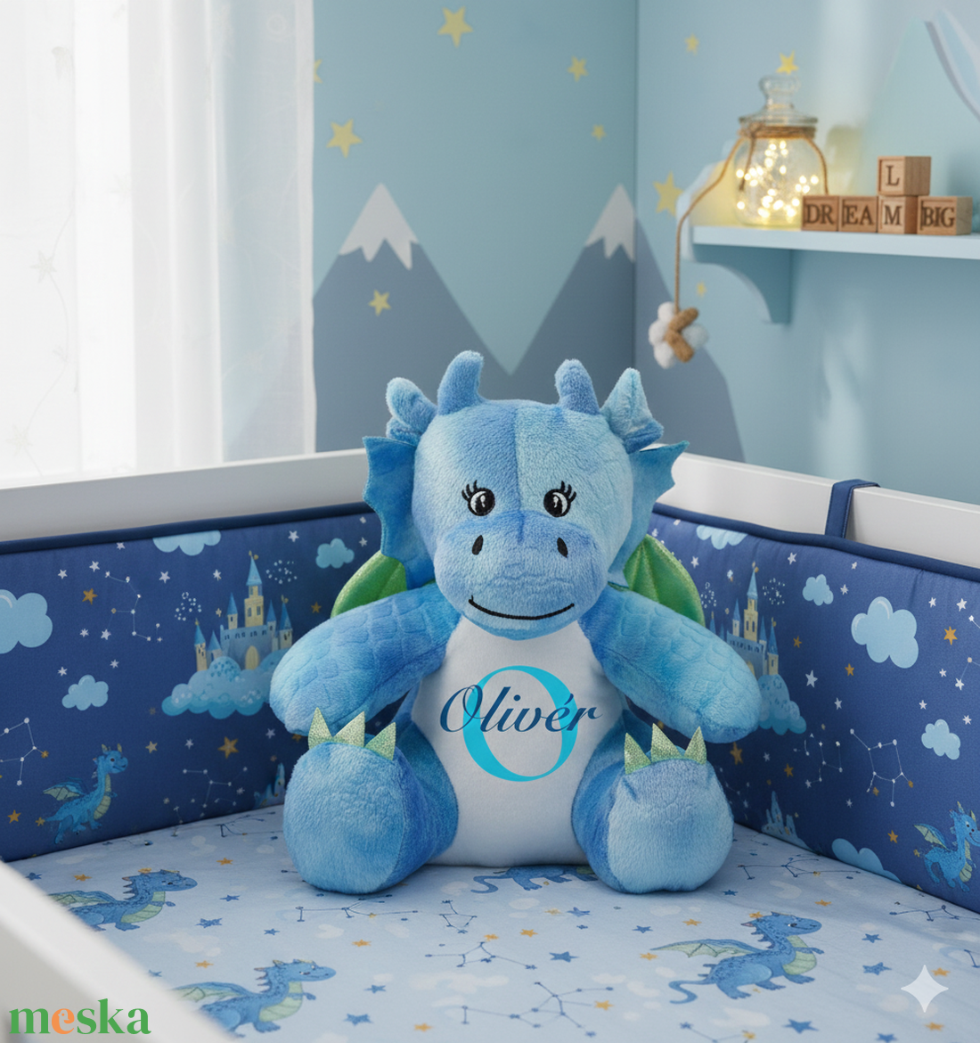 Egyedi, névre szóló plüss sárkány  - játék & sport - plüssállat & játékfigura - plüss sárkány - Meska.hu