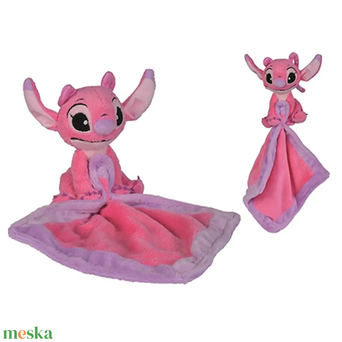 Egyedi névre szóló Disney Stitch rózsaszín szundikendő  - baba - mama - baba játékok - szundikendő, alvóka - Meska.hu