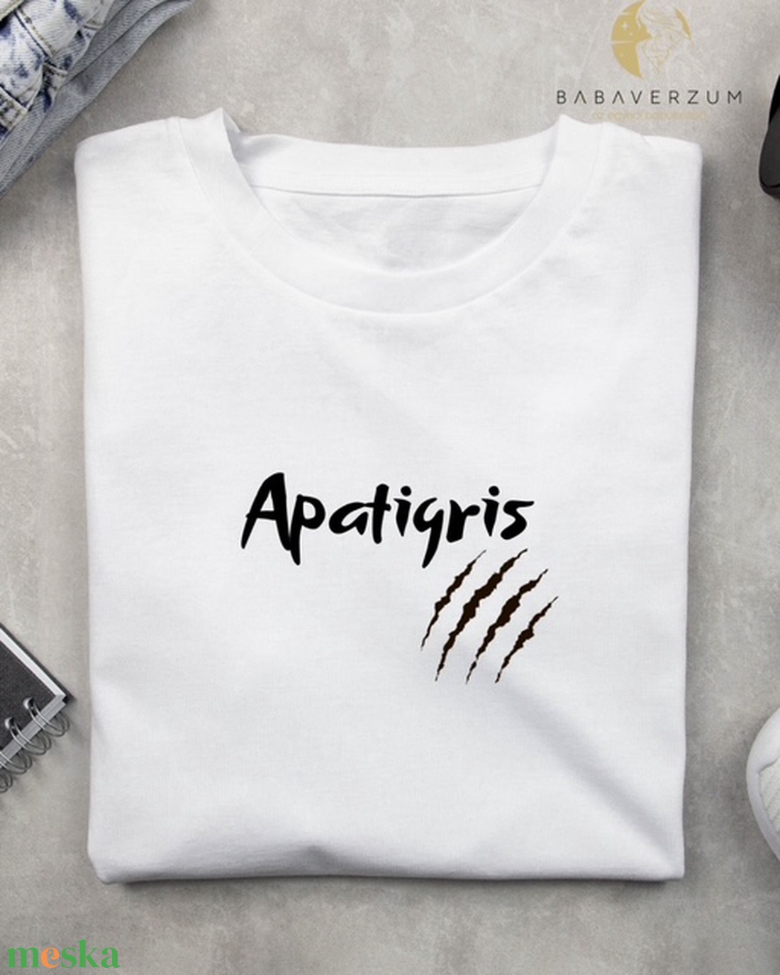 Apatigris! Egyedi póló  - ruha & divat - férfi ruha - póló - Meska.hu