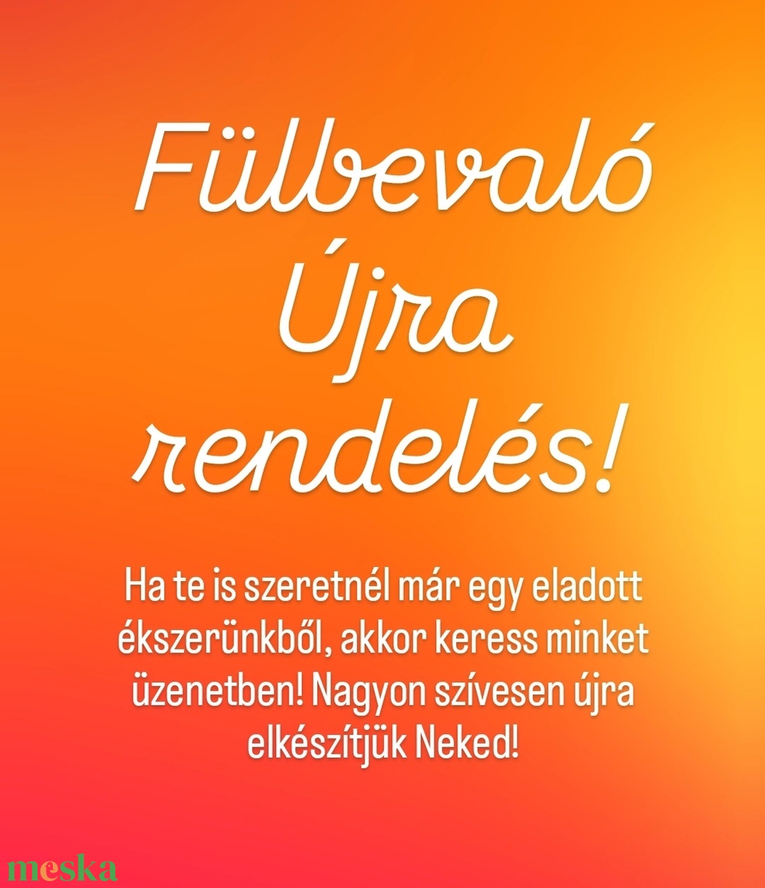Fülbevaló újra rendelés Megrendelés  - ékszer - fülbevaló - fülékszer - Meska.hu Fülbevaló újra rendelés Megrendelés  - ékszer - fülbevaló - fülékszer - Meska.hu