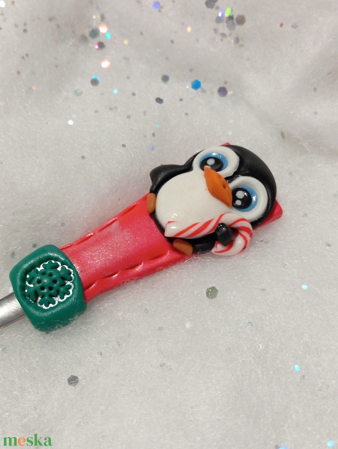 Pingvines teáskanál kávéskanál - otthon & életmód - konyhafelszerelés, tálalás - tálalás - bögre & csésze - Meska.hu