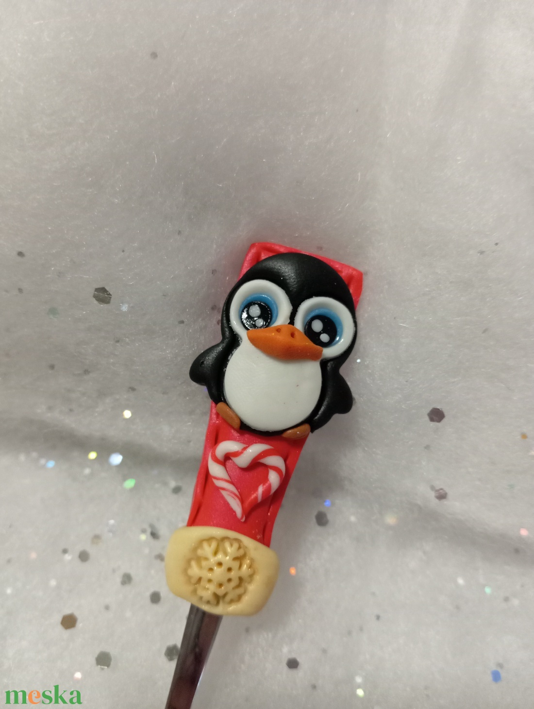 Pingvines kávéskanál teáskanál  - otthon & életmód - konyhafelszerelés, tálalás - tálalás - bögre & csésze - Meska.hu