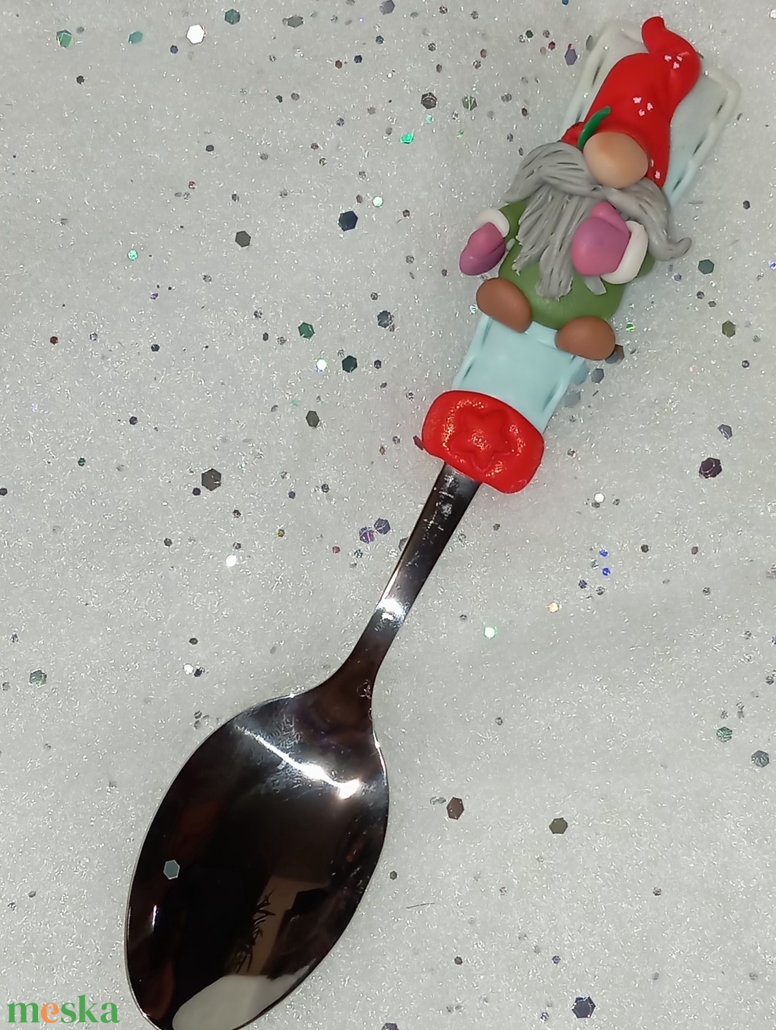 Manós kávéskanál teáskanál  - otthon & életmód - konyhafelszerelés, tálalás - tálalás - bögre & csésze - Meska.hu