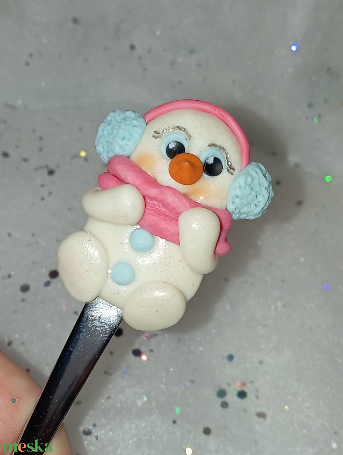 Hóemberkés kávéskanál teáskanál  - otthon & életmód - konyhafelszerelés, tálalás - tálalás - bögre & csésze - Meska.hu