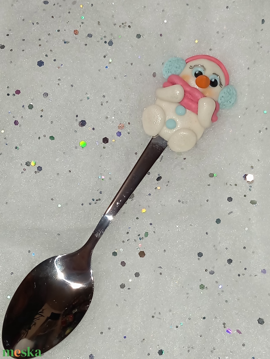 Hóemberkés kávéskanál teáskanál  - otthon & életmód - konyhafelszerelés, tálalás - tálalás - bögre & csésze - Meska.hu
