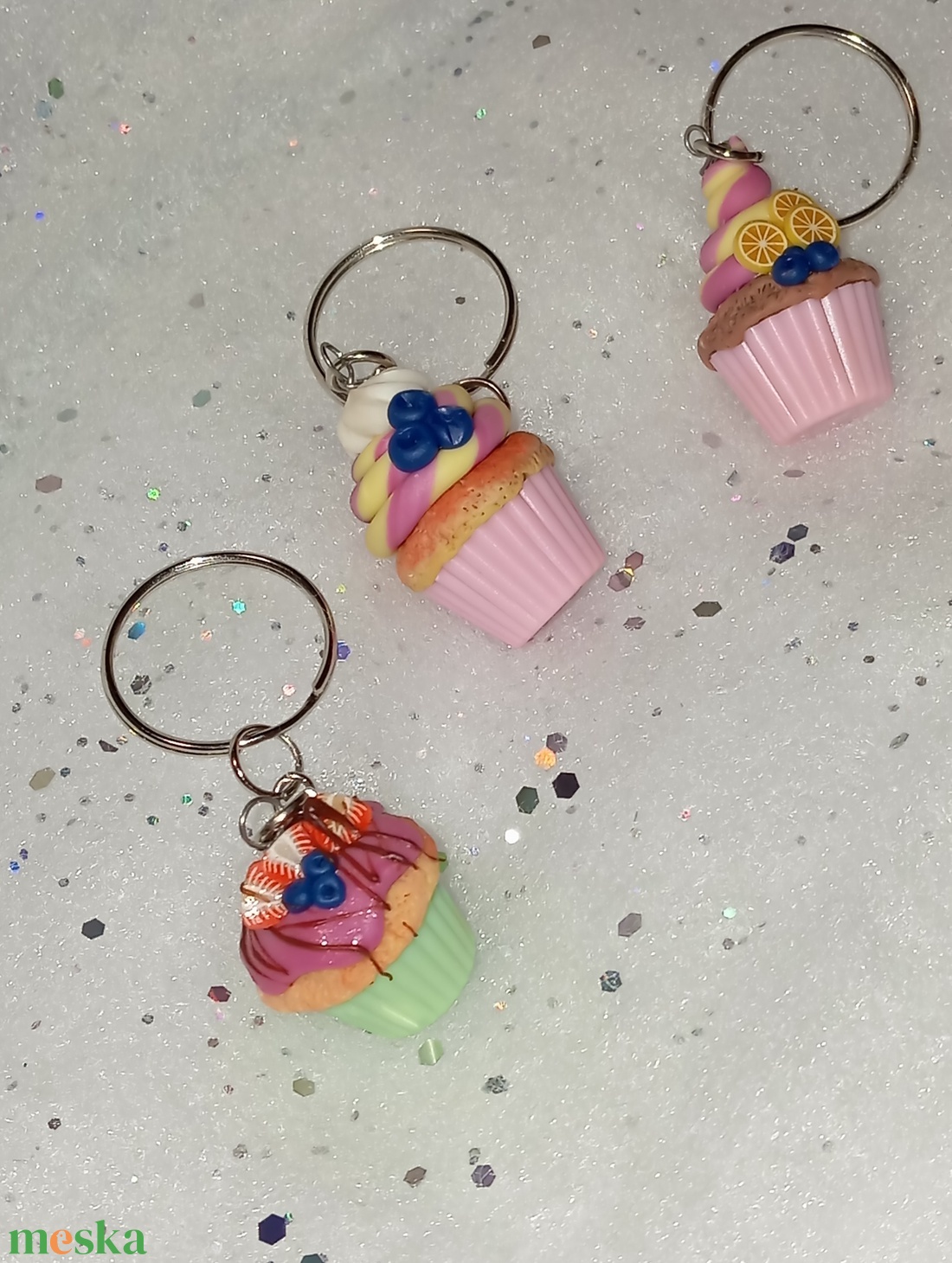 Muffin  kulcstartó  - táska & tok - kulcstartó & táskadísz - kulcstartó - Meska.hu