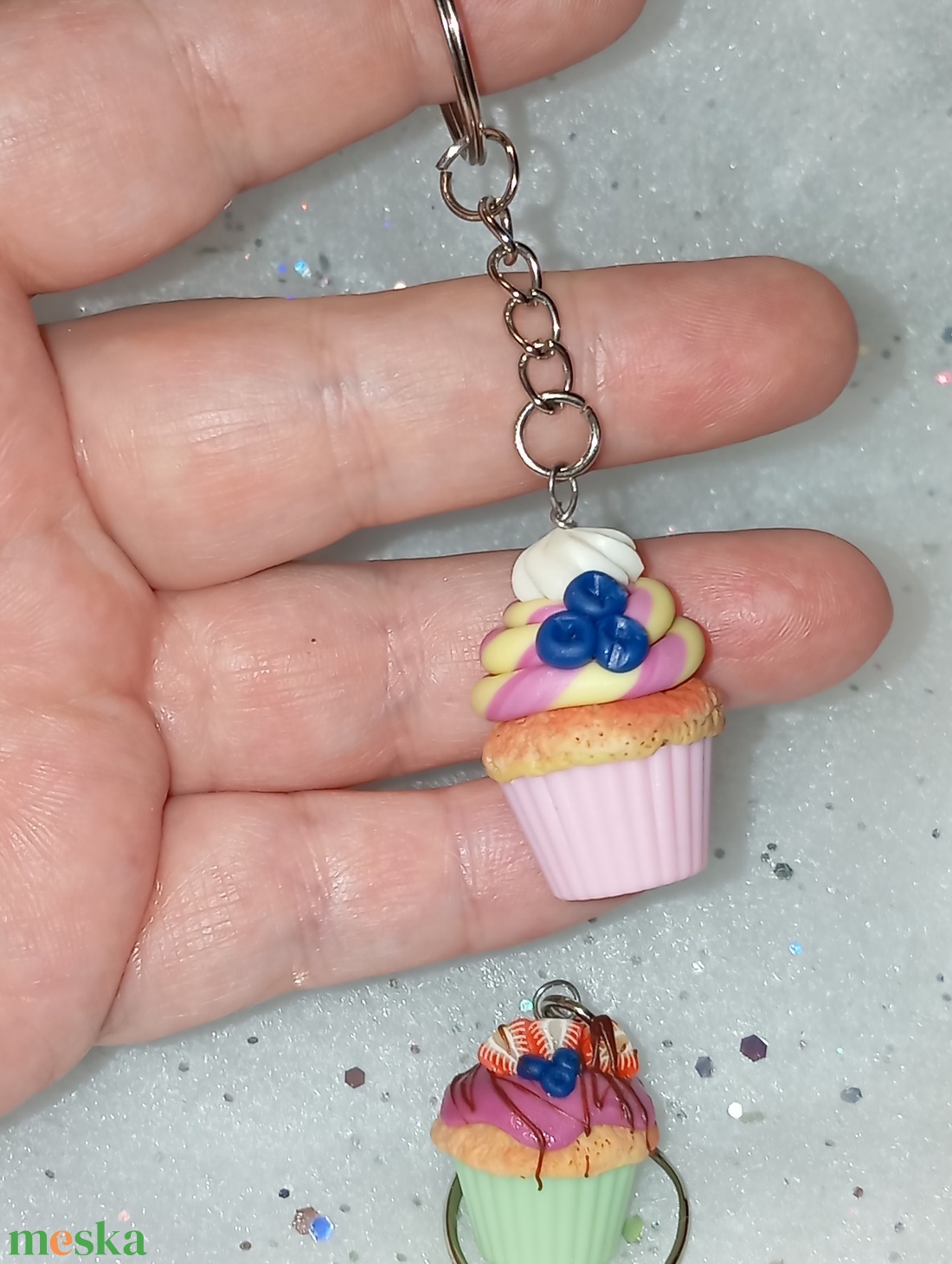 Muffin  kulcstartó  - táska & tok - kulcstartó & táskadísz - kulcstartó - Meska.hu