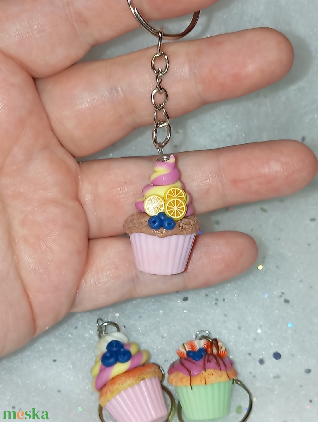 Muffin  kulcstartó  - táska & tok - kulcstartó & táskadísz - kulcstartó - Meska.hu